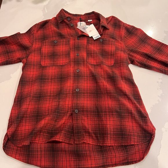 URBAN OUTFITTERS BDG Red Check Plaid Shirt Size Medium 59$ originally NWT - Picture 4 of 4